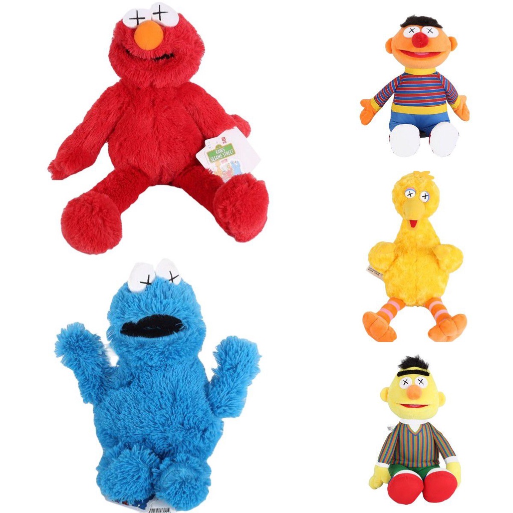 30/50cm Sesame Street Plush Doll Toys Elmo Ernie Bert Figures Soft Birthday Gift