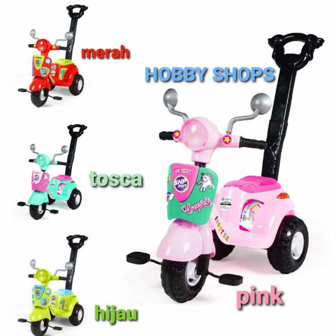 MAINAN VESPA MOBIL DORONG / SCOOTER DORONG / SHP SCOOTER 609