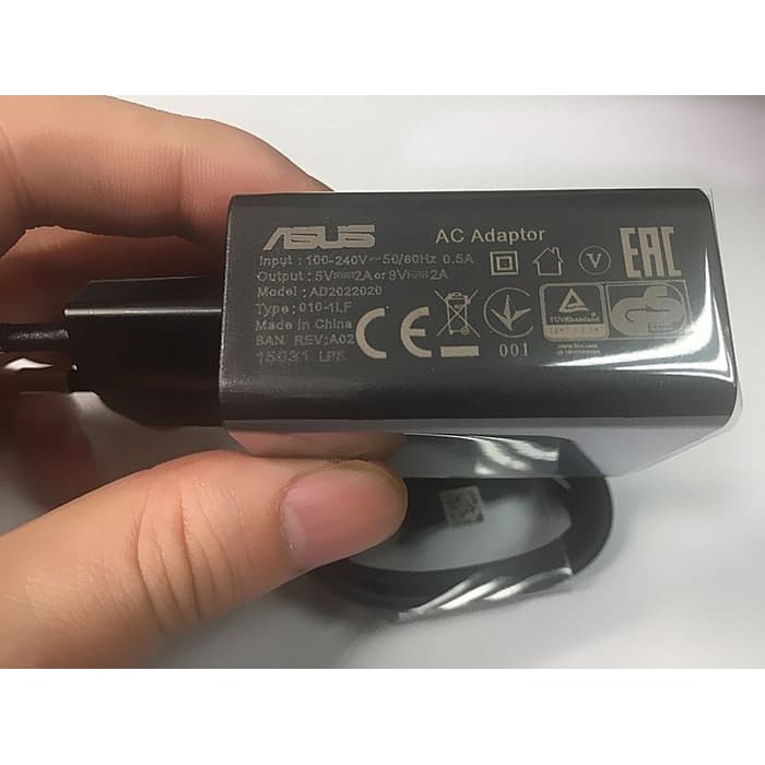 Charger ASUS 5V 9V 2A Fast Charging Adapter Original - Hitam