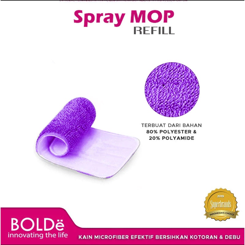 Kain Pel Refill Spray Mop Ultima Bodle