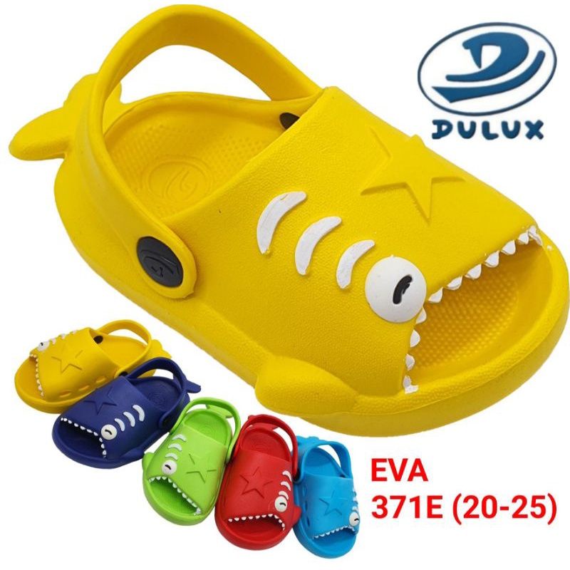 Sandal Anak Balita Lucu Motif Baby Shark l Sendal Baim l Dulux 371E uk 20-25