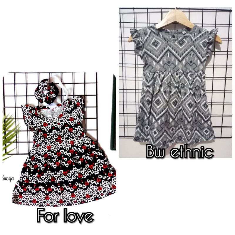 Baju Bayi perempuan Dress baby with bando