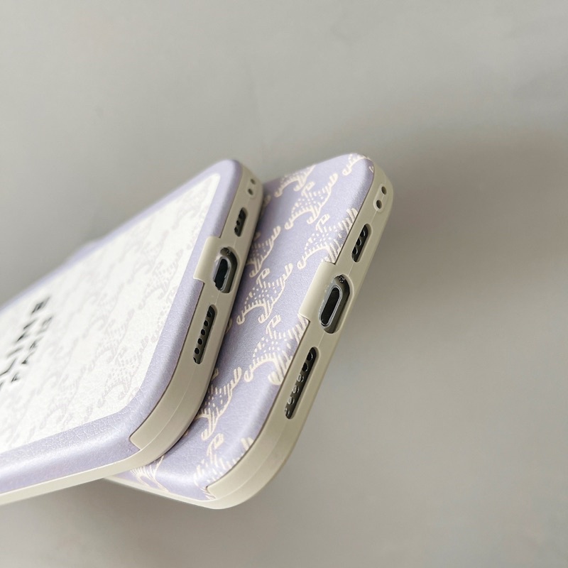 Grey C*line Softcase Branded for iphone XS XS Max XR 11 Pro Max 12 Pro Max 13 Pro Max