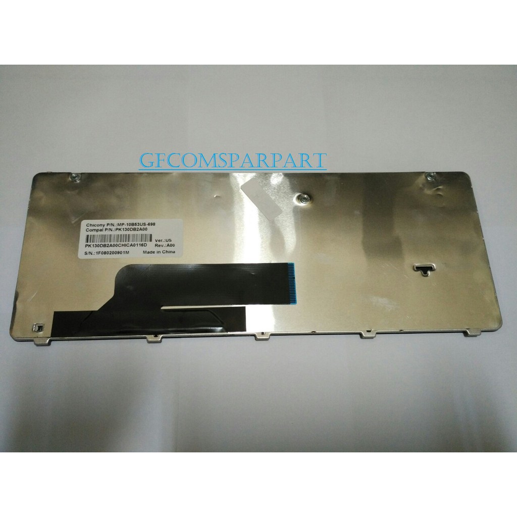 READY Keyboard DELL Inspiron M101Z / PK130DB2A01 X54CT  V115802AK1 V115802CS1 PK130DB1C00