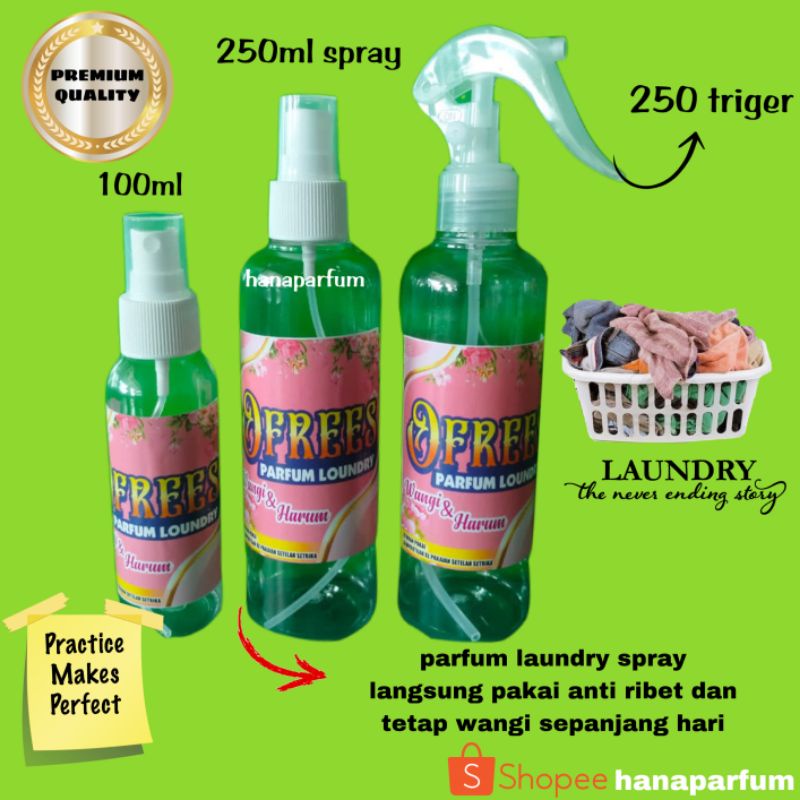 parfum laundry tersedia aroma best seler  250 ml