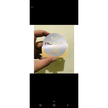 Stiker cutting no Honda no life