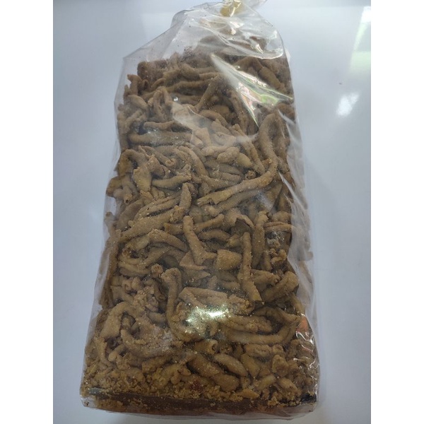 

Kripik usus original & pedas jeruk purut kemasan ball
