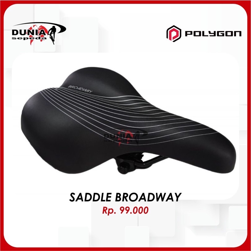 Sadel sepeda Broadway Polygon