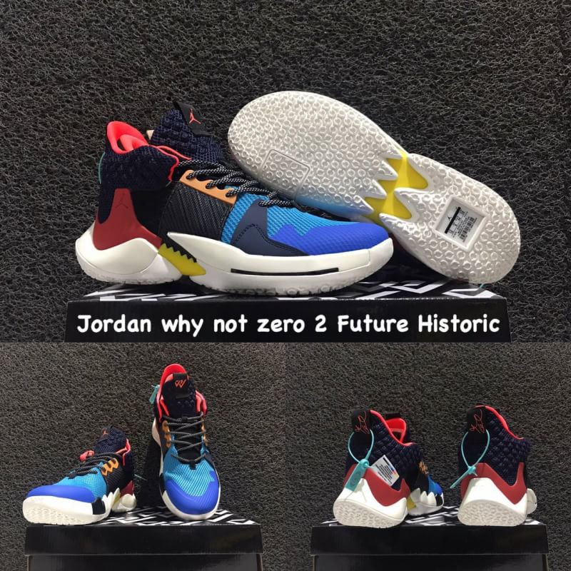 sepatu basket nike air jordan why not zero 2  future history blue  premium qualit