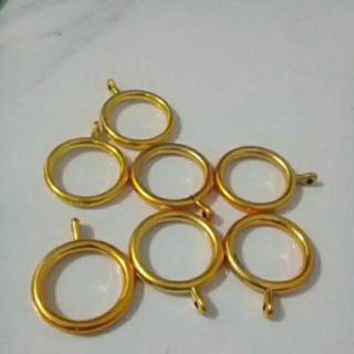 Ring Gorden /Ring Rel Gorden /Ring Tiang Gorden /Cincin Rel Gorden Gold 10pcs