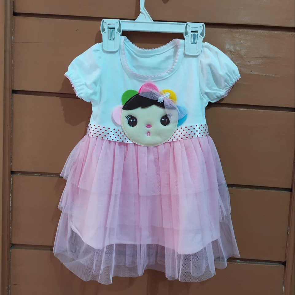 Baju Bayi Perempuan | Dress Bayi Perempuan  6-12 Bulan Rok