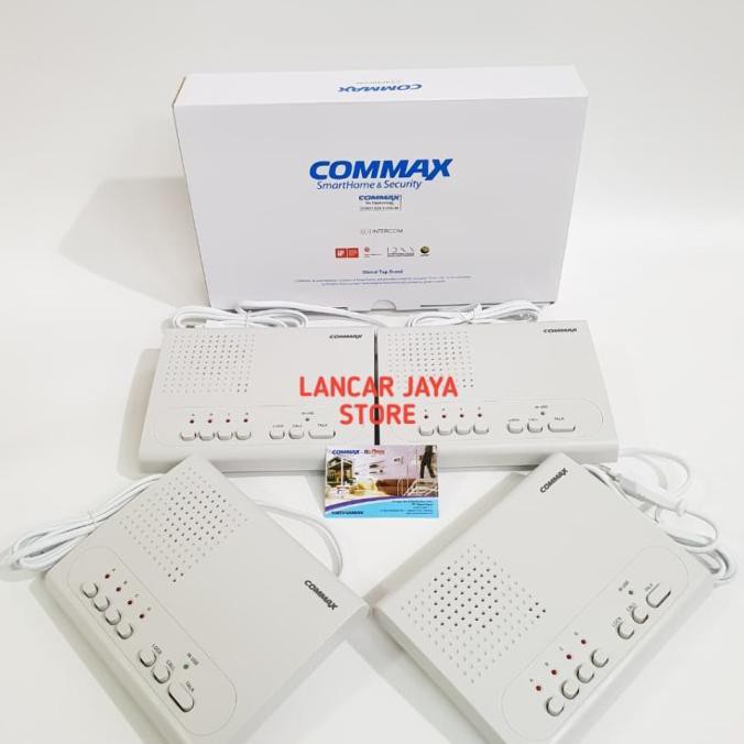 Commax Wi-4C/Intercom Commax Wireless Wi-4C Putih 1Set 4Pcs
