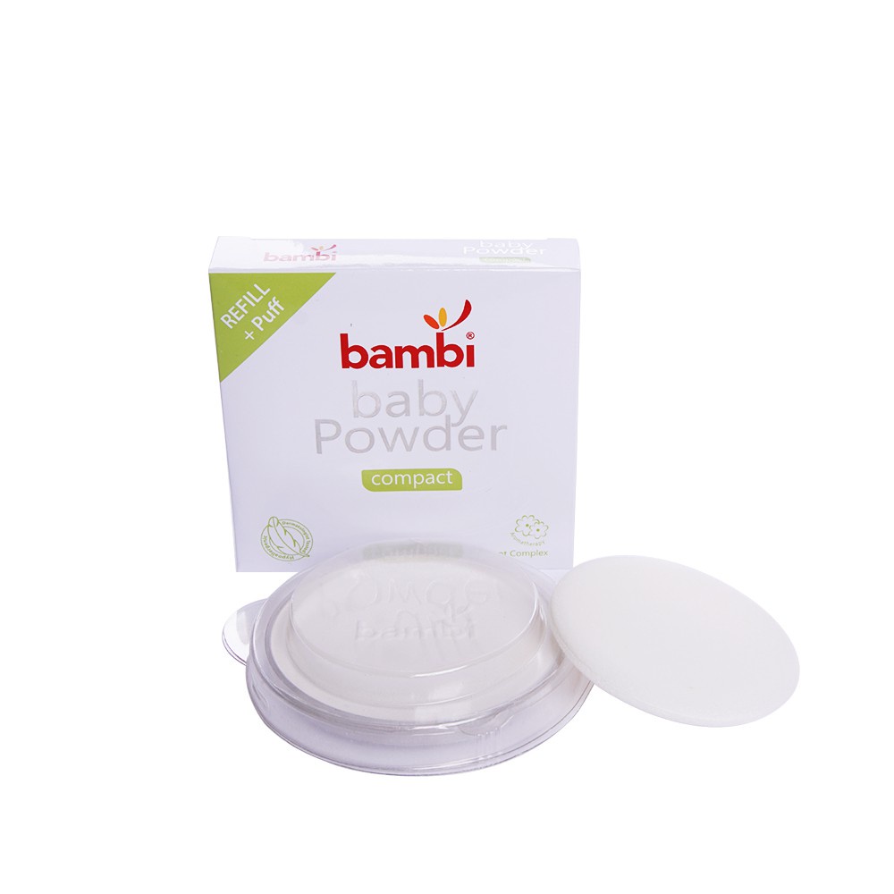 BAMBI Baby Powder Compact Refill Bedak Bayi 40gr / Kemasan REFILL