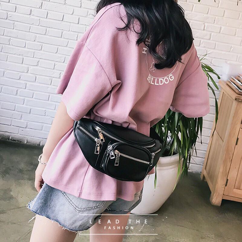 Grosir - T339 Tas Waistbag Unisex / Tas Wanita &amp; Pria / Slingbag / TasSlempang Unisex / Import Batam