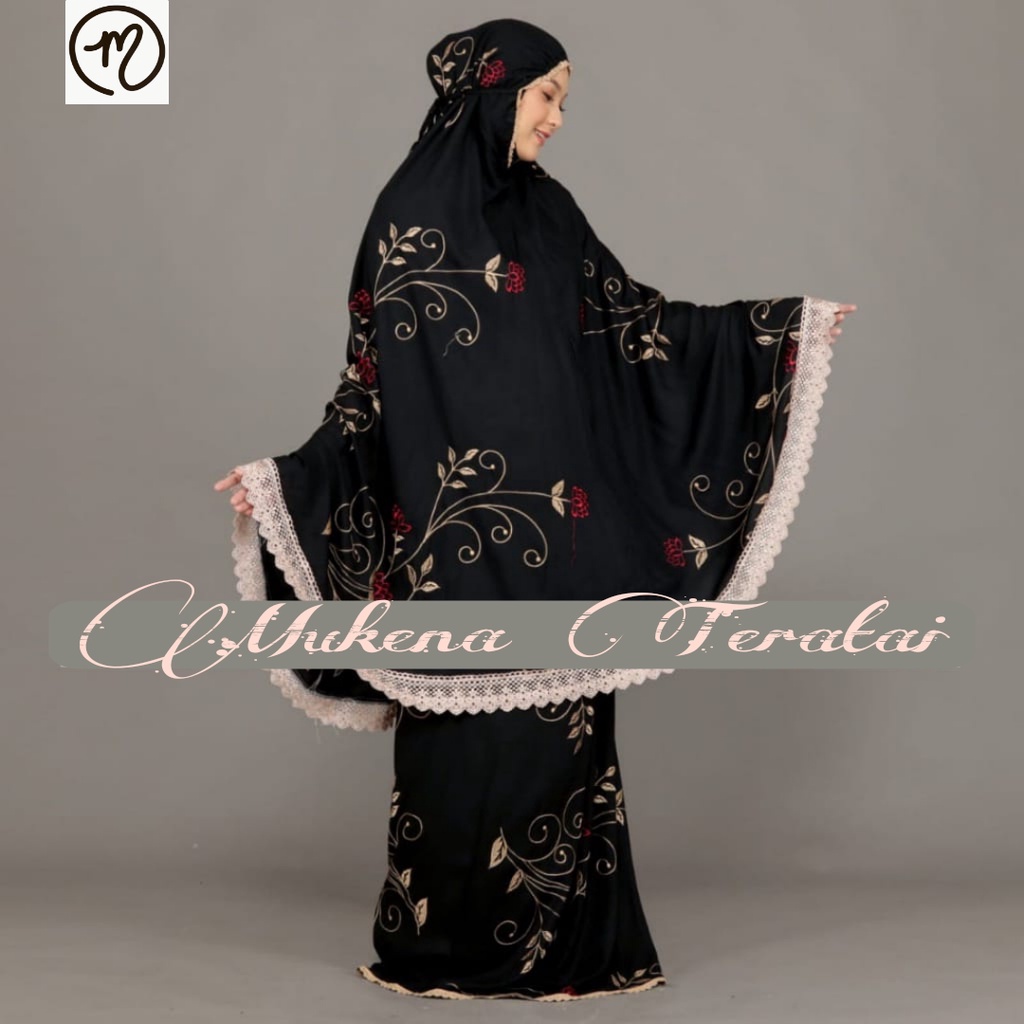 ALMAHIRA - Mukena Dewasa Terbaru Bordir Mewah Platinum Rose || Mukena Dewasa Rayon