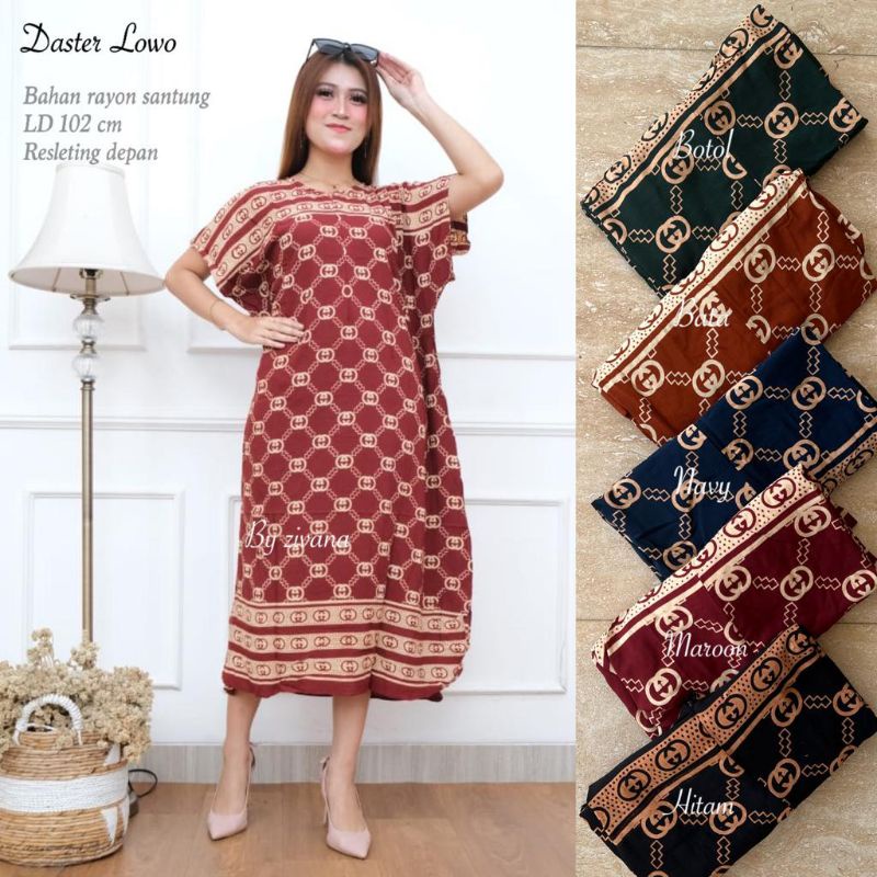 Daster Midi Rayon Santung //JF524