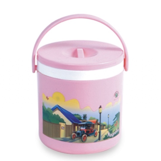 Green Leaf 1238 Thermos Nasi / Es 1,2 Liter Ice / Rice Bucket Magnolia Rantang Tunggal Termos Bekal 