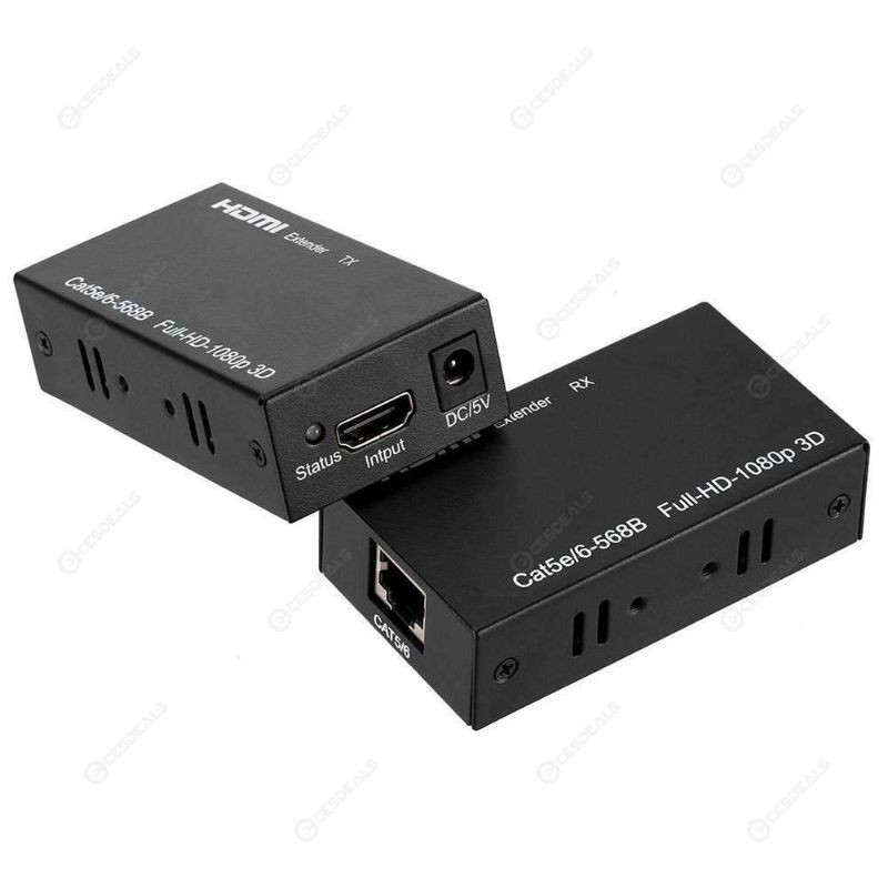 HDMI Expansion Extender 60m/30m Lan cat 5 5e 6 RJ45 Full HD 1080p Audio MAX 60 meter