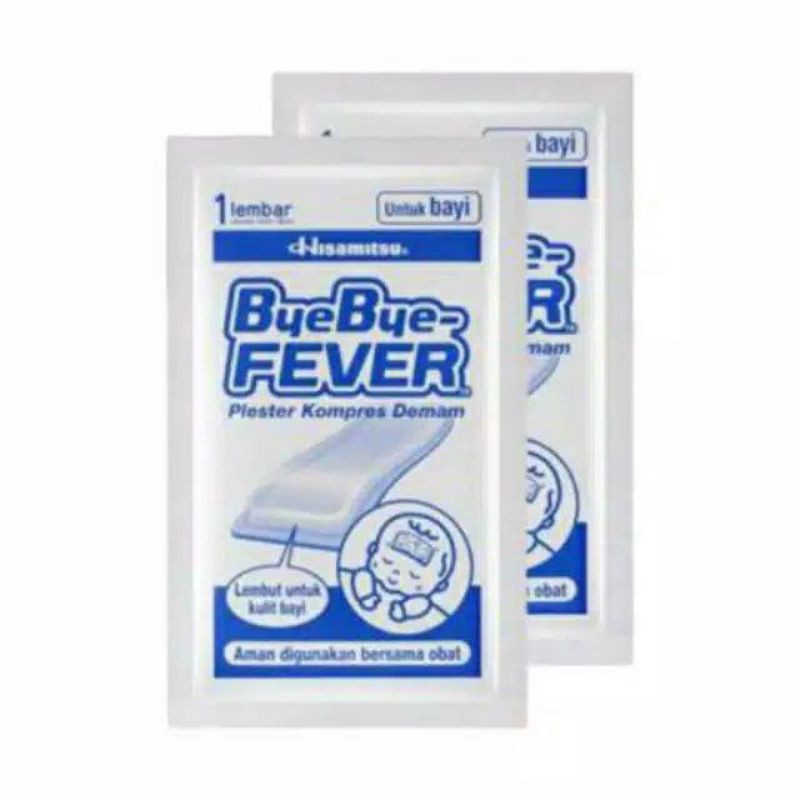 Bye bye fever anak / Bye bye fever bayi / plester kompres demam