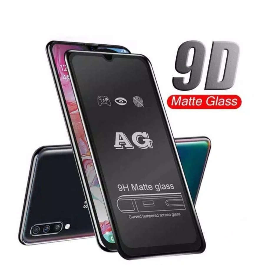 Tempered Glass Anti Glare Full Samsung A11 A12 A13 4G A21 A21s A31 A41 A51 A71 A91 Screen Protector Anti Gores