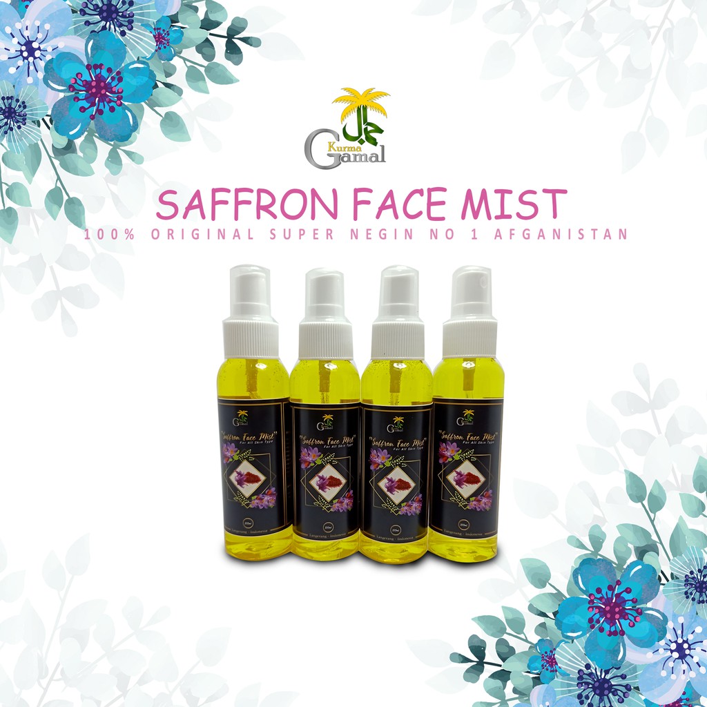 Safron Face Mist 100ml Saffron Beauty Toner 100 Original Super Negin No 1 Afganistan Shopee Indonesia
