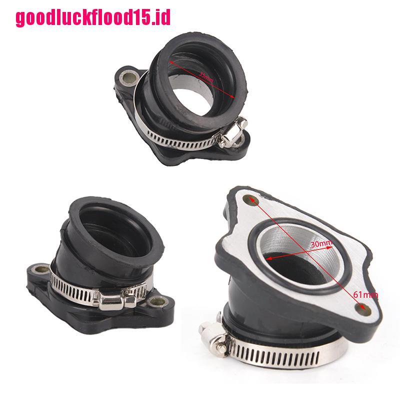 {LUCKID}30mm Carburetor Intake Manifold Pipe Boot For CG 200-250cc ATV Dirt Bike Go Kart