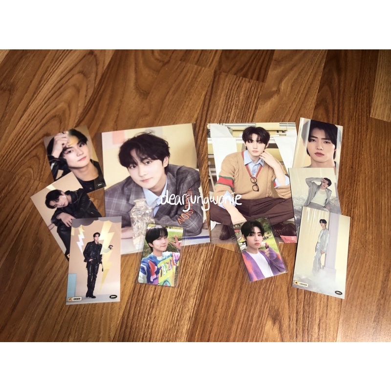 Official Enhypen Season’s Greeting 2022 Jungwon Set & Sunghoon Set (SG22) Photocard, Weather Card, M