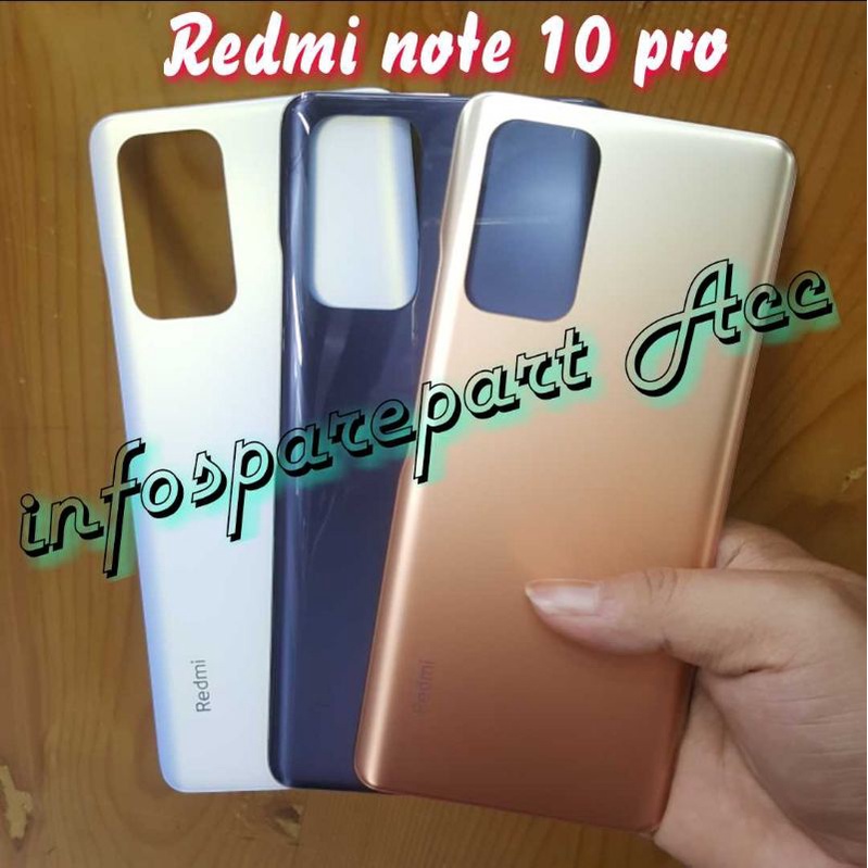 Tutup Backdoor Redmi note 10 pro