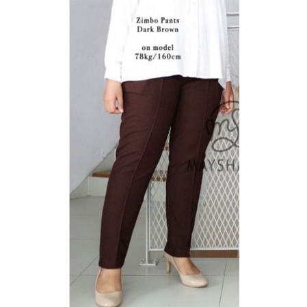 BAGGY PANTS / celana wanita super jumbo big size scuba premium