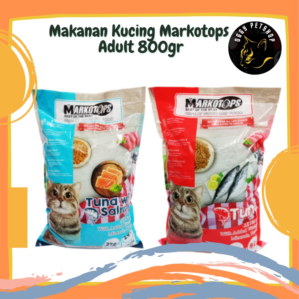 Makanan Kucing Markotops All Life Stages Dry Food 800gr | Markotops Dry