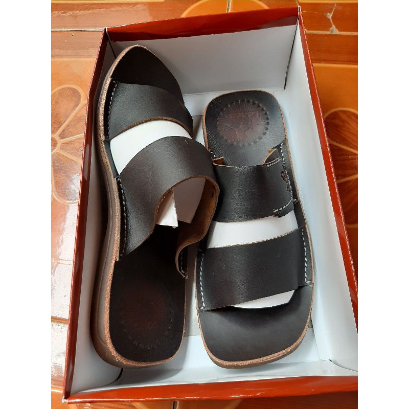 asli kulit sapi sendal pria