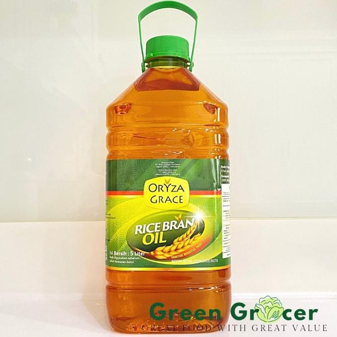 

ORYZA GRACE RICE BRAN OIL 5 L / MINYAK GORENG BERAS BEKATUL 5 LITRE DFBH5612DF
