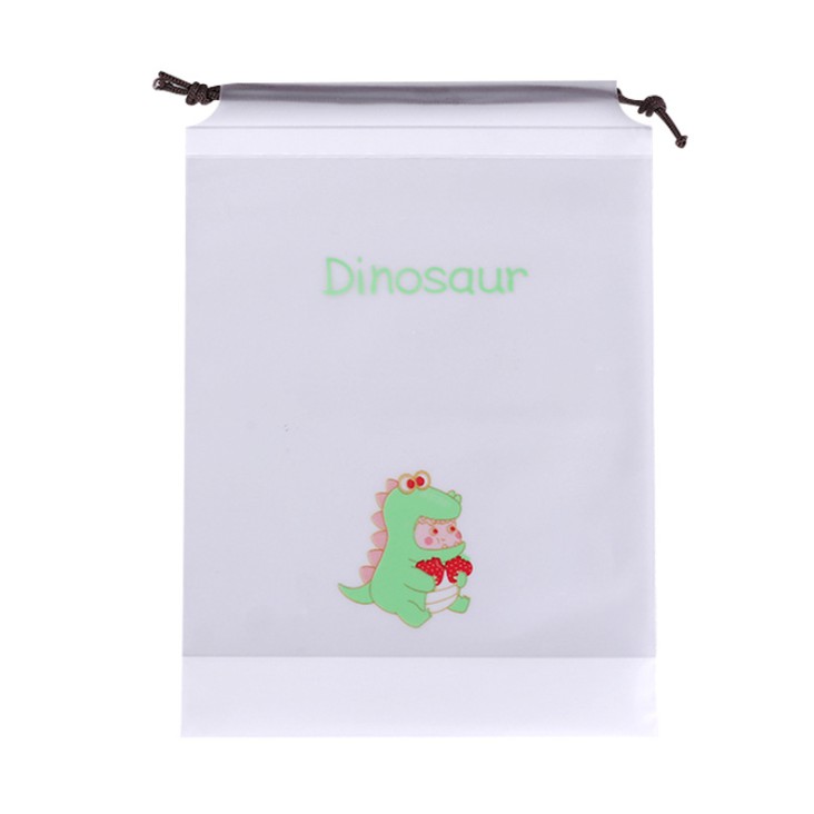 Tas Serut DINOSAURUS Serbaguna Multifungsi / Tas Make Up Motif Karakter Kartun Dinosaur Lucu