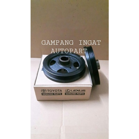 Pully Kruk As Pully Ker As Pulley Crankshaft Toyota Avanza Xenia 1300cc 1.3 1300 cc 4pk