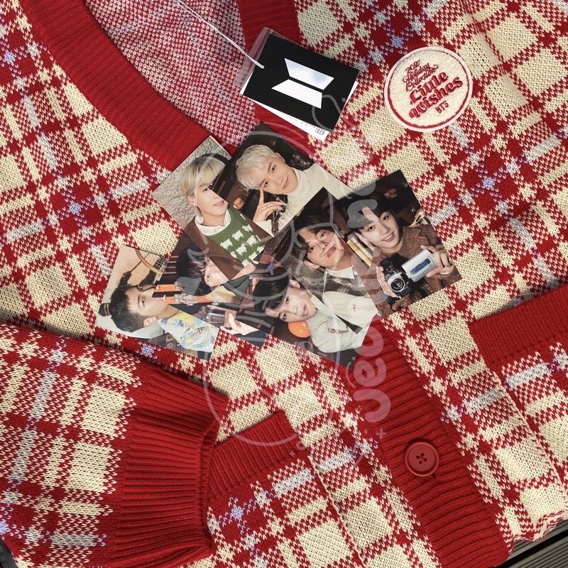 READY INDO OFFICIAL PC BTS Cardigan Little Wishes