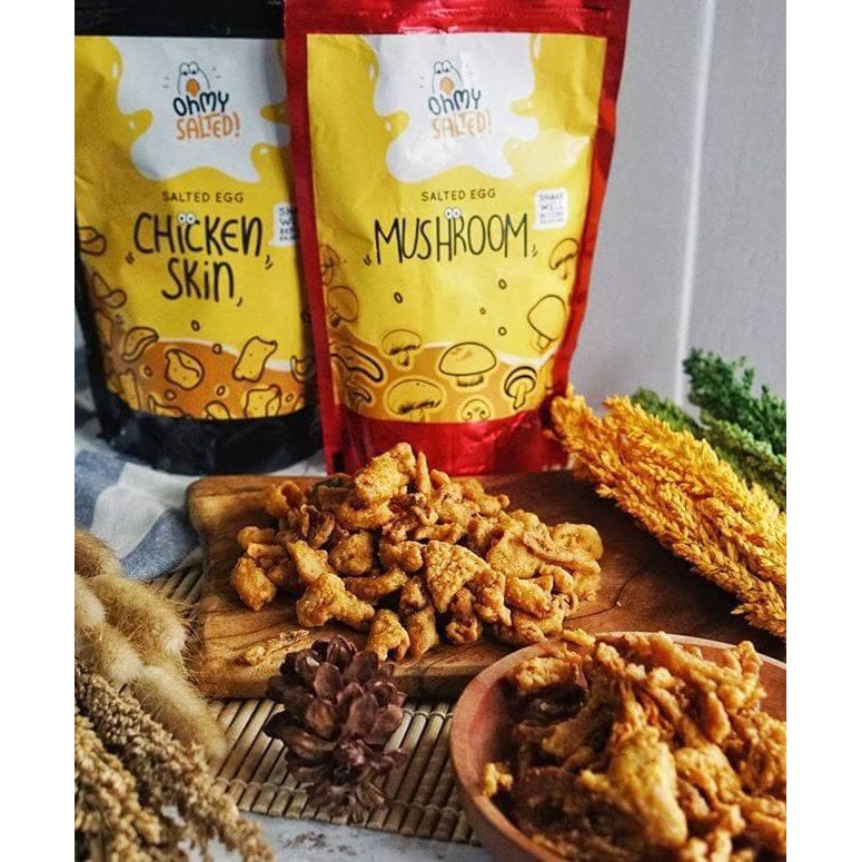 

Paket 1 Chicken Skin dan 1 Mushroom dari OhMySalted!