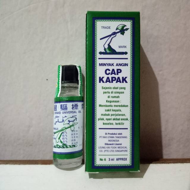 Minyak angin cap kapak 3 ml