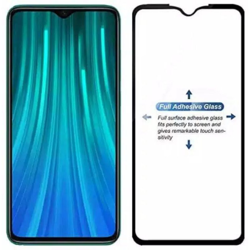 TAMPERED GLASS FULL COVER REDMi NOTE 8 PRO KUALITAS PREMIUM