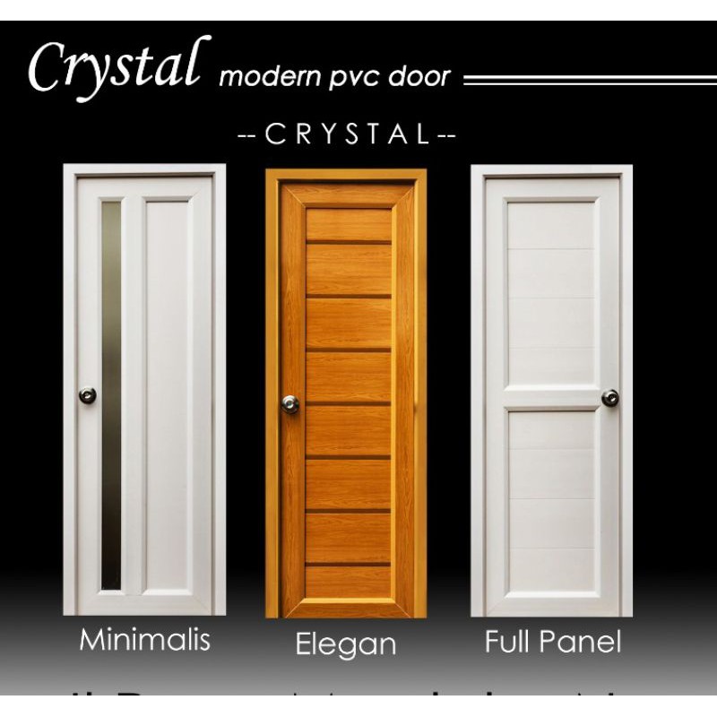 Pintu PVC Crystal custom order