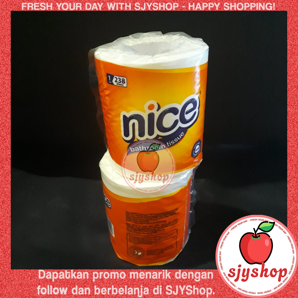 SJYShop -  Nice Tissue Roll / Tisu Nice Gulung 238 sheets / 1 roll