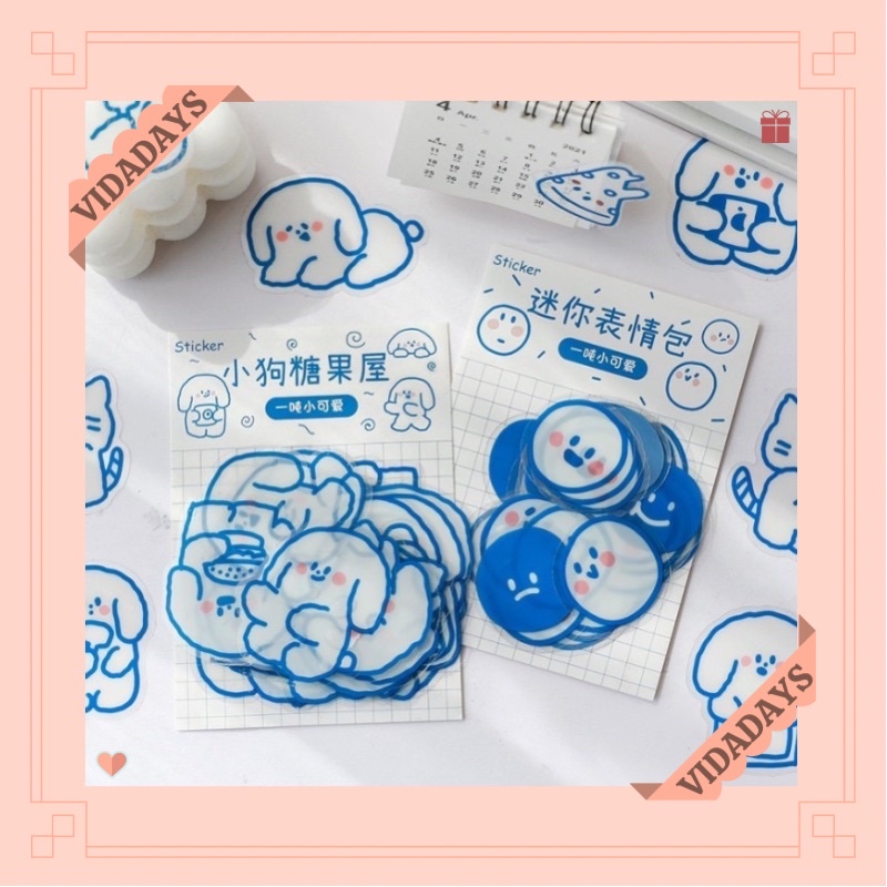 

VIDADAYS Stickers Deco Character Cute / Stiker Jurnal / Tempelan