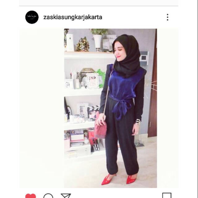 Preloved jumpsuit zaskia sungkar