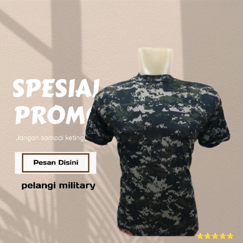 Kaos loreng pria lengan pendek/kaos loreng navy seal