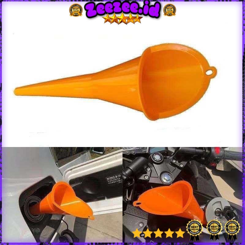 Corong Panjang Kerucut Air Minyak Oli Isi Bensin Oil Solar Long Mouth Funnel