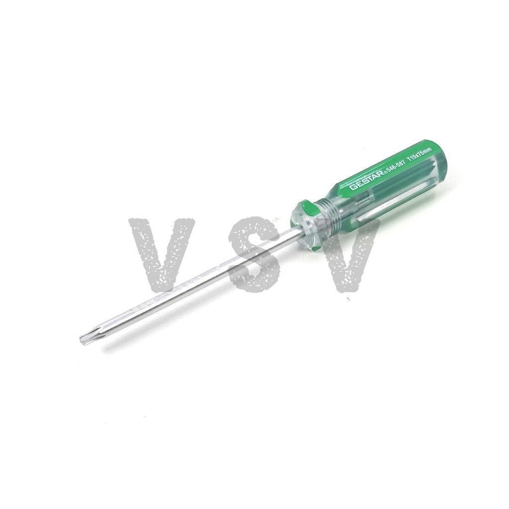 GESTAR Torx screwdriver T15 Obeng bintang gagang kristal Obeng Torx