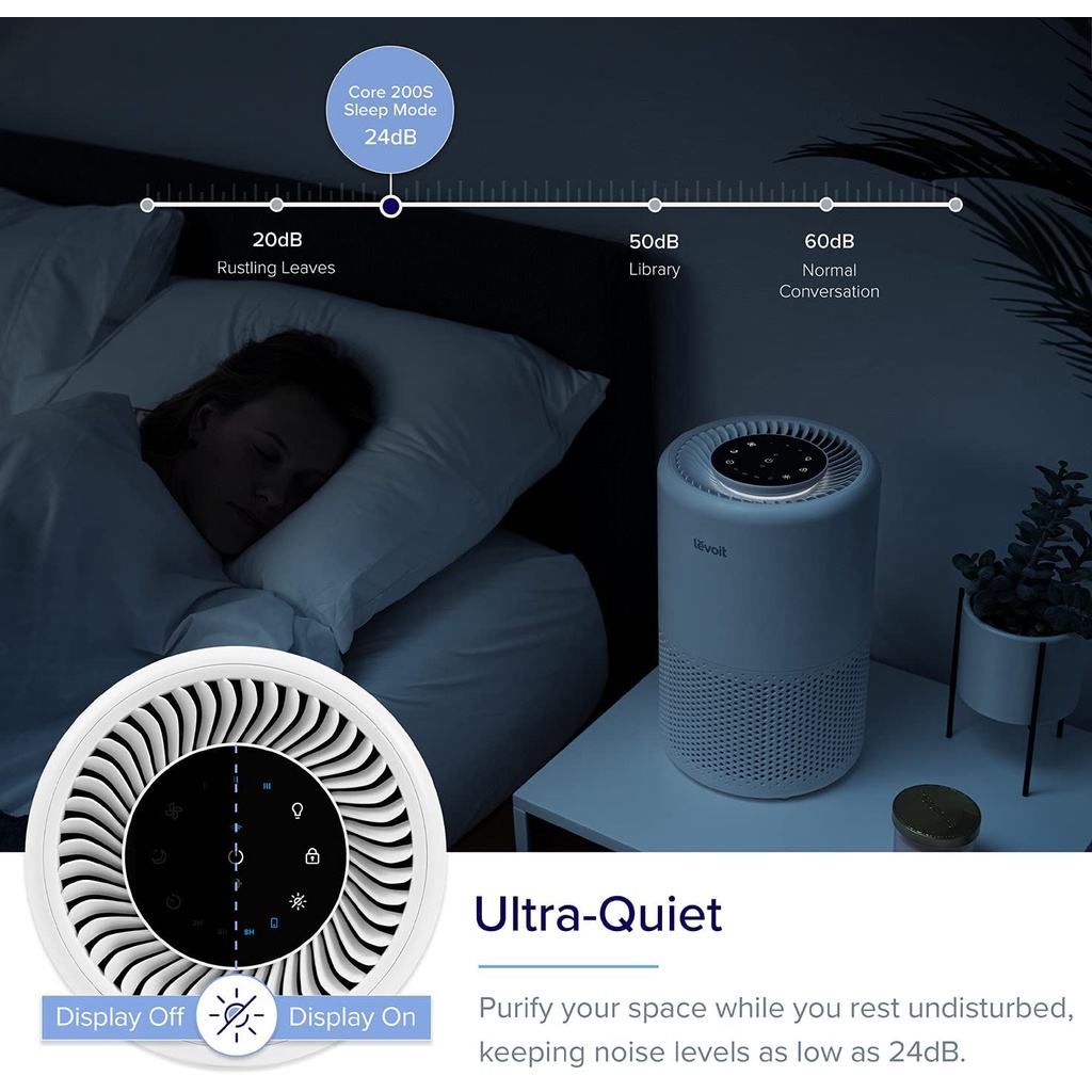 Levoit Core 200S Smart Air Purifier True HEPA - Pembersih Udara