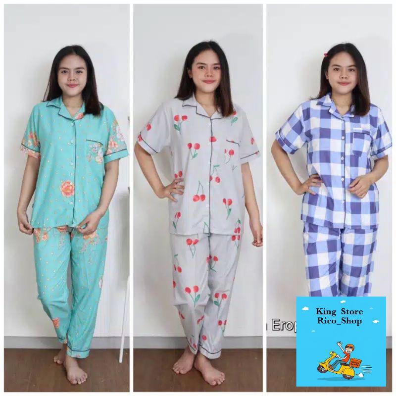 Baju Tidur CP Katun Eropa adem