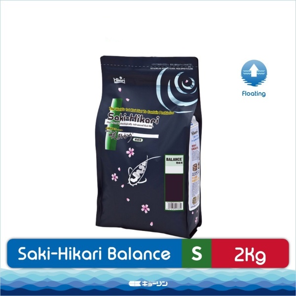 Saki Hikari Balance Size S Small 2kg 2 kg Makanan Pakan Pelet Ikan Koi