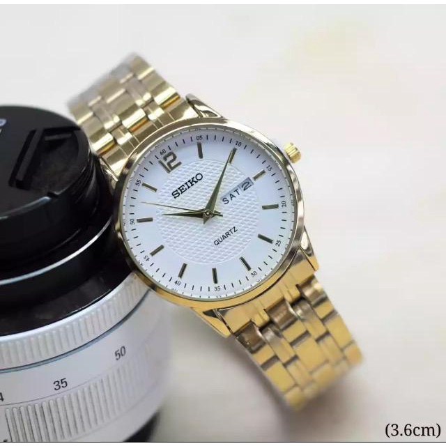 PROMO JAM TANGAN PRIA  WANITA SAIKO 5 TAHAN AIR TERBARU TALI RANTAI STAINLESS STELL ANTI KARAT//COD