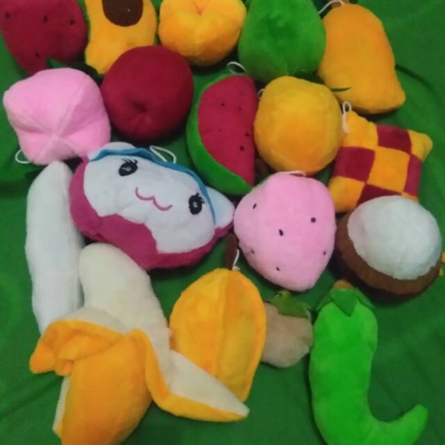 Boneka ganci buah ( jumbo)
